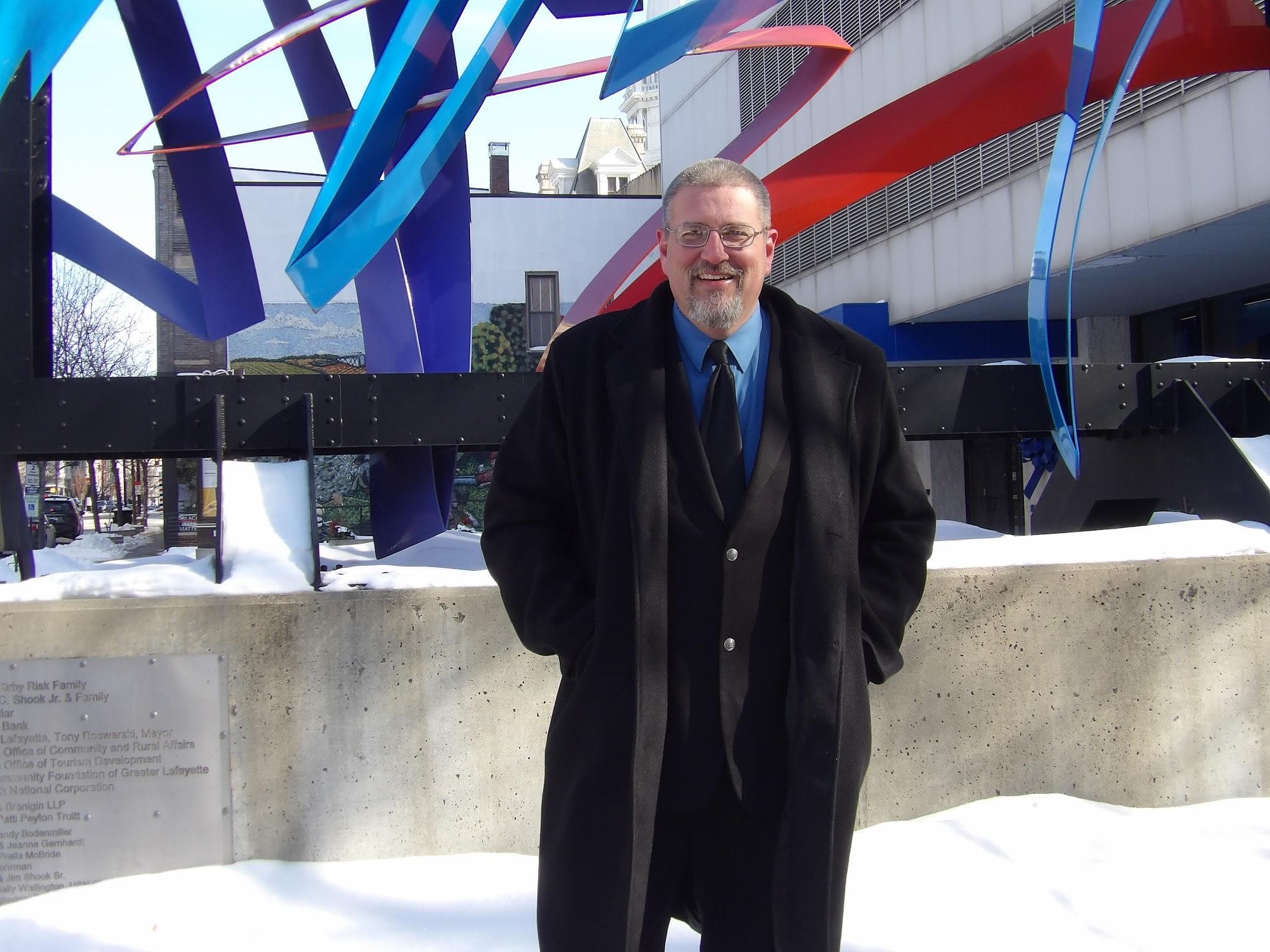 Paul McPherson on the campaign trail